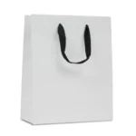 Sac blanc pelliculé mat
