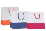 Sac papier blanc base couleur – Image 2